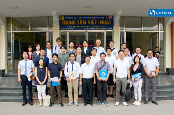 Đoàn công tác Nhật Bản dùng bữa trưa cùng Thực tập sinh LETCO