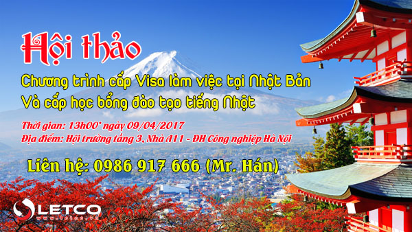 thong bao to chuc hoi thao chuong trinh cap visa lam viec tai nhat ban va cap hoc bong dao tao tieng nhat