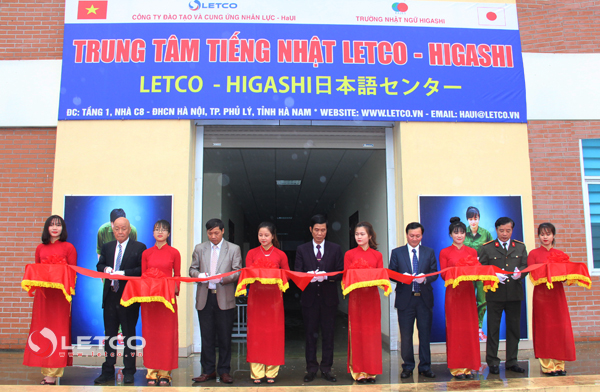 khai truong trung tam tieng nhat letco higashi tai ha nam