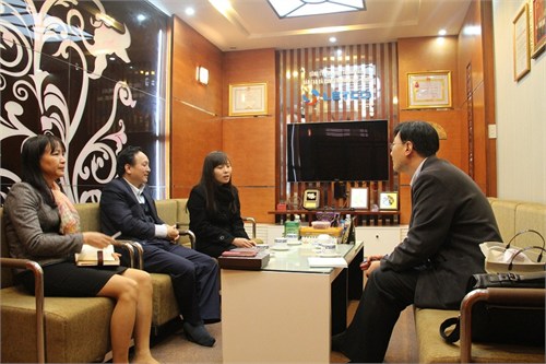 Tiếp đại diện Trường ĐH DanKook, Hàn Quốc