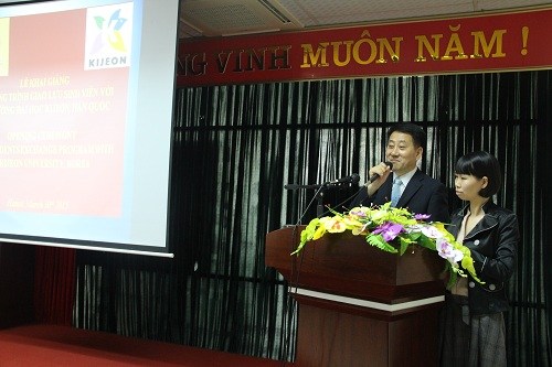 Khai mạc Chương trình trao đổi sinh viên ĐH Keijeon – Hàn Quốc và ĐH Công nghiệp Hà Nội