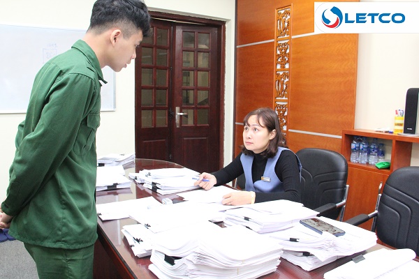 Công tác hoàn thiện hồ sơ cho 80 TTS ký hợp đồng ngày 31/12/2019
