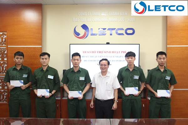 Chính sách hỗ trợ sinh hoạt phí tại LETCO cho người lao động lùi lịch nhập cảnh do ảnh hưởng của Covid-19