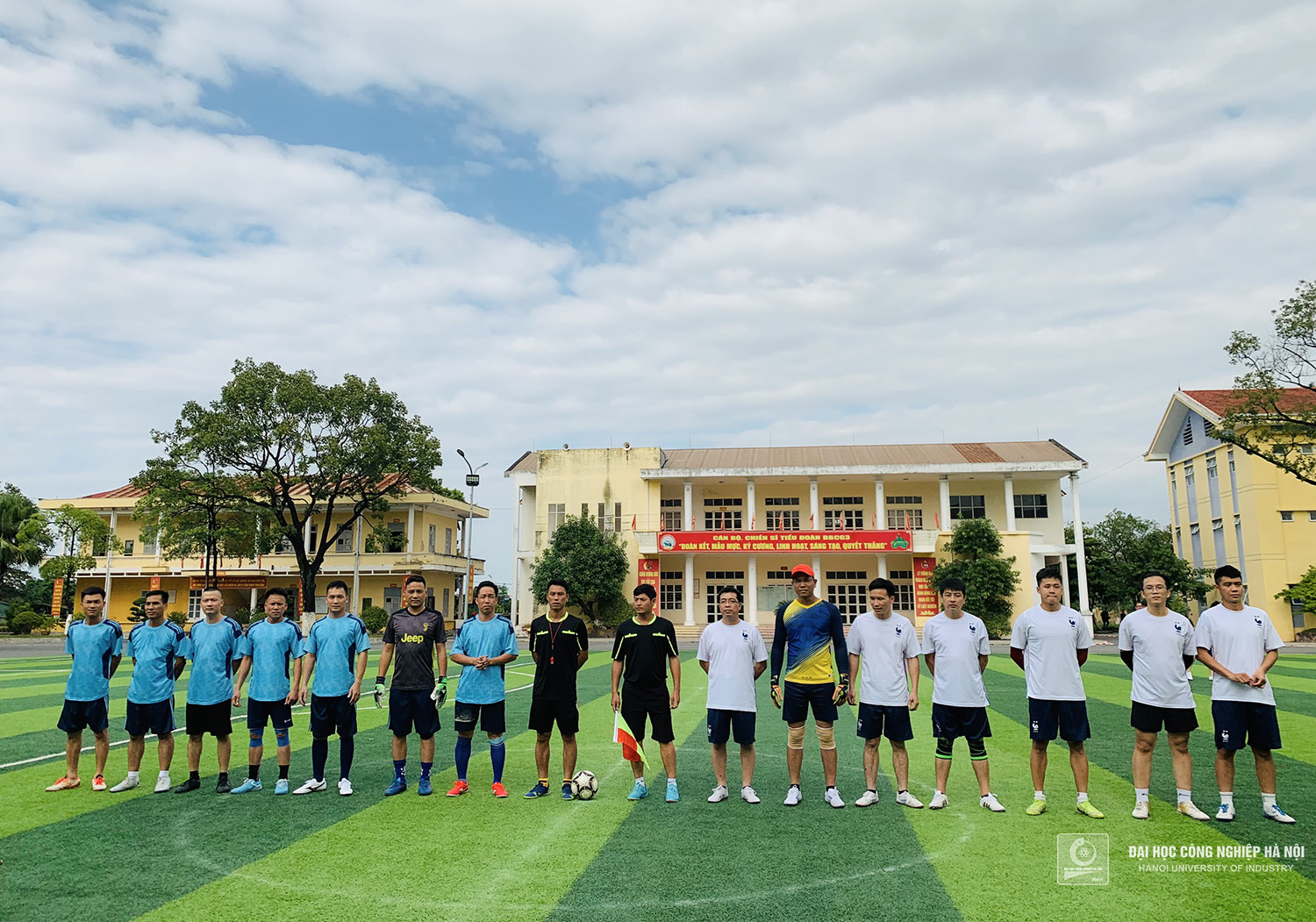 Liên quân Cơ khí-Tổ chức Hành chính-Hỗ trợ sinh viên-Truyền thông vô địch tại Giải bóng đá nam Viên chức, Người lao động năm 2022