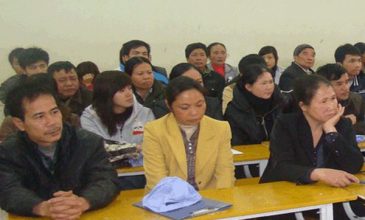 Ký hợp đồng cho cho 13 tu nghiệp sinh ngày 10/03/2011