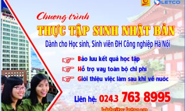 Chương trình Thực tập sinh Nhật Bản dành cho HSSV ĐH Công nghiệp Hà Nội