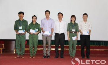 DHS trình bày Sakubun thể hiện kỹ năng tiếng Nhật
