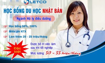Học bổng du học ngành Hộ lý điều dưỡng tại Nhật Bản