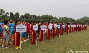 Khai mạc giải bóng đá CBNV-HSSV ĐH Công nghiệp Hà Nội 2015
