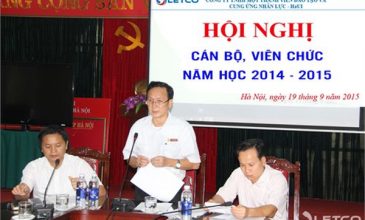 Hội nghị viên chức, người lao động Công ty năm học 2014 – 2015